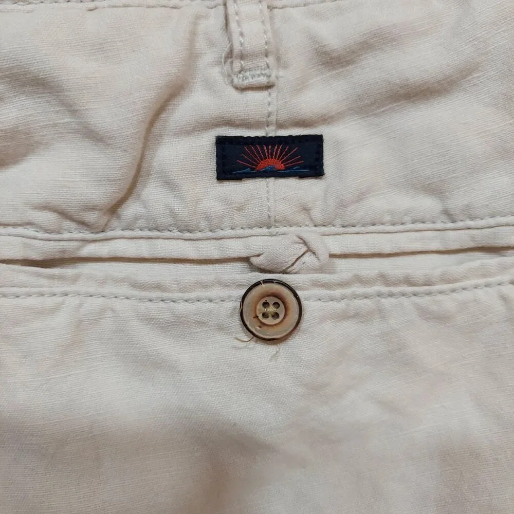 Faherty Men's Flat Front Chino Shorts Men's Size 34 Good Condition